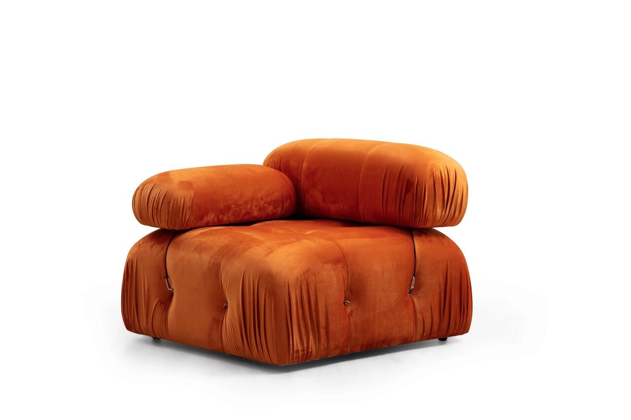 Fotoliu, Atelier del Sofa, 560ARE1424, Portocaliu - imagine 7